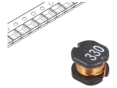 Inductor SMD 33uH 230m&amp;Omega; foto