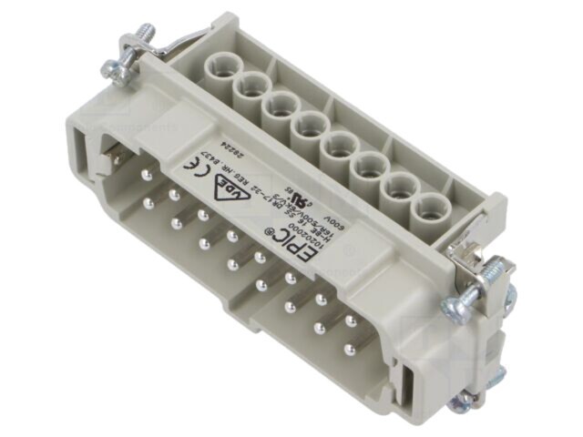 Conector LAPP EPIC H-BE HDC 16 pini 16A 500V tată inserturi contact