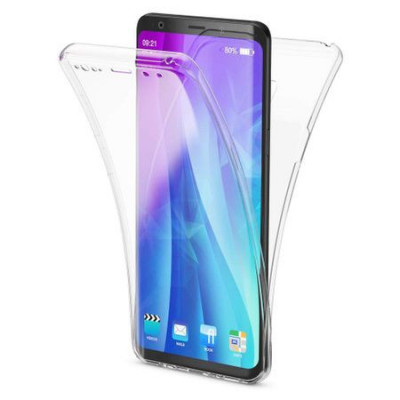 Husa pentru Samsung Galaxy S9 Plus, GloMax TPU 360, Transparent foto