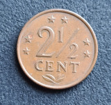 Antilele Olandeze 2 1/2 centi 1977, America Centrala si de Sud