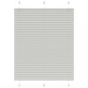 VidaXL Jaluzea plisată gri deschis 105x150 cm Lățime țesătură 104,4 cm 4015348
