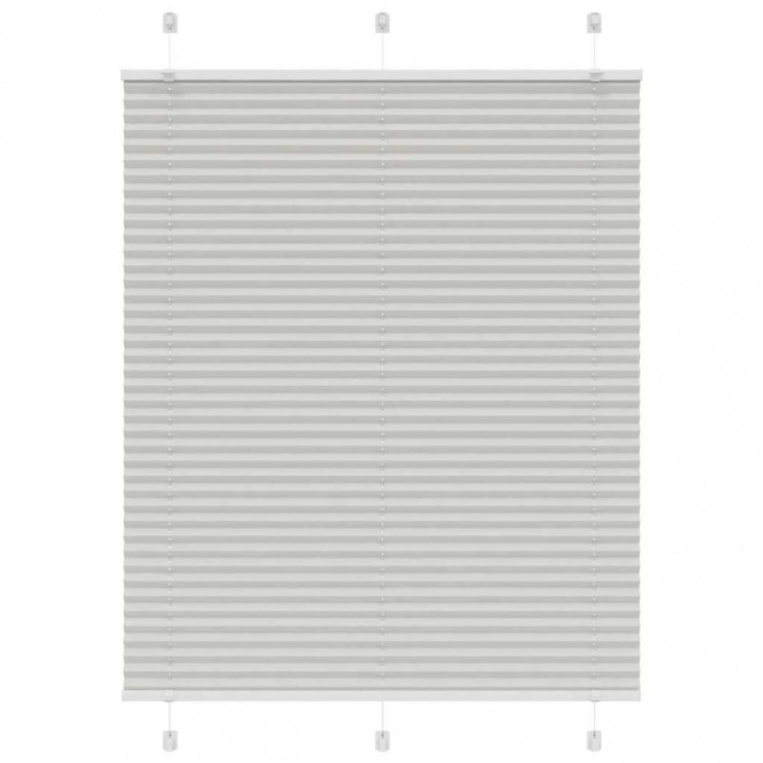 Gossi jaluza plisata gri deschis 110x150 cm latime tesatura 109,4 cm