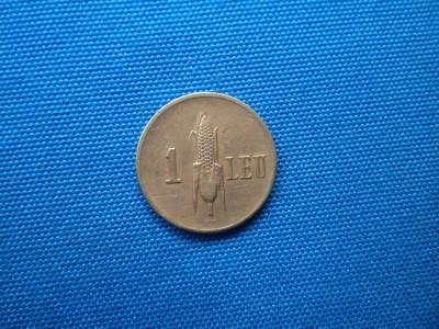 1 LEU 1941 DEFECT BATERE (O DIN CUVANTUL ROMANIA SPART ) foto