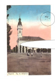 CP Nadlac - Biserica evanghelica, circulata 1916, stare buna, Fotografie