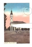 CP Nadlac - Biserica evanghelica, circulata 1916, stare buna, Fotografie, Arad