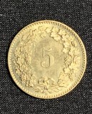 Moneda 5 rappen 2015
