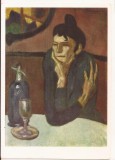 FA89 -Carte Postala- RUSIA - State Hermitage Museum - Pablo Picaso, Absinthe drinker, necirculata 1967, Fotografie