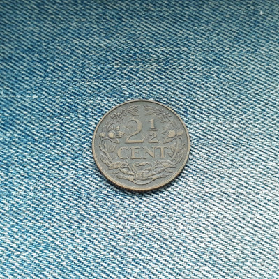 2 1/2 Cents 1918 Olanda / Nederland foto