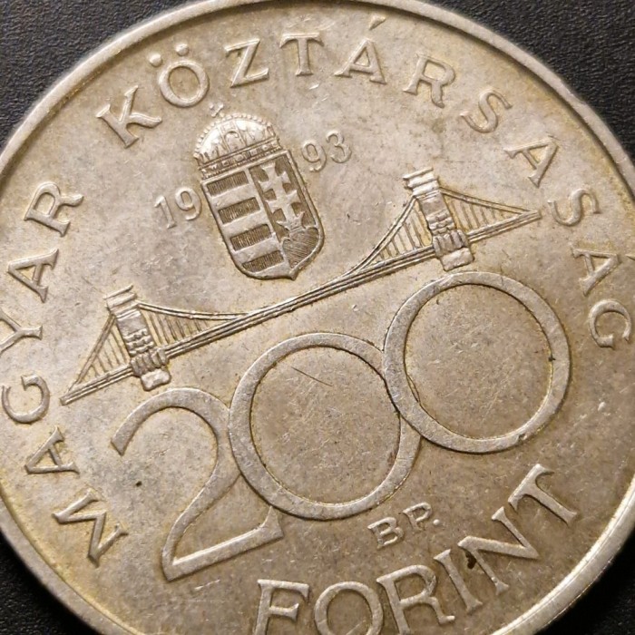 Ungaria 200 Forint 1923 Argint - Banca nationala a Ungariei