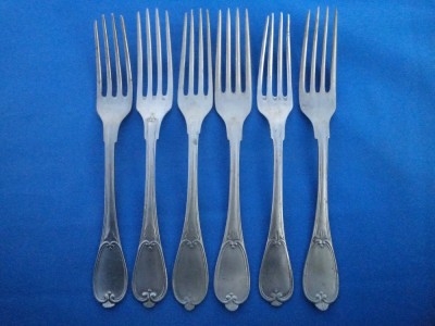 TACAMURI -6 FURCULITE ALPACA ARGINTATE / CALITATE foto