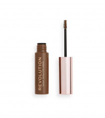 Gel pentru sprancene Brow Gel, Ash Brown, 6 ml, Makeup Revolution foto