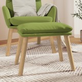 vidaXL Taburet, verde deschis, 45x29,5x35 cm, catifea