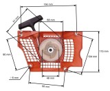 Demaror drujba Husqvarna 340, 345, 346, 350, 353