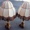 Elegant set de 2 veioze din bronz masiv &icirc;n stilul Baroc