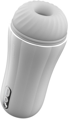 Masturbator cu 5 modele diferite de vibrații Svakom Robin White 19cm foto
