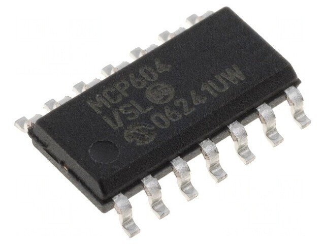 Amplificator Operațional 2.8MHz 2.7-5.5V 4 Canale SO14