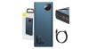 Baseus Adaman Metal Powerbank 20000mAh PD QC 3.0 65W 2xUSB + USB-C + micro USB (albastru)