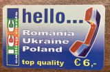 QW30 - Carduri si cartele telefonice - Card incarcare mobil 42 - piesa de colectie