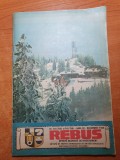 Revista rebus decembrie 1988 - revista de divertisment- numar dublu