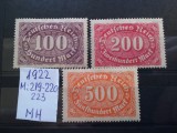 1922-Partial set-MLH -Perfect, Nestampilat