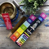 Betisoare parfumate Tribal Soul cu card de masaj - 7 Chakre
