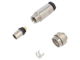 Conector M9 Mufă Tată Aurit 7 PIN IP67 125V