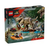 LEGO JURASSIC WORLD RENASTEREA EVADARE PE RAU DIN CALEA UNUI T REX 76975 SuperHeroes ToysZone