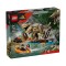 Lego jurassic world renasterea evadare pe rau din calea unui t rex 76975