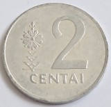 Lituania, 2 Centai 1991