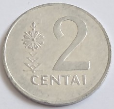 Lituania, 2 Centai 1991