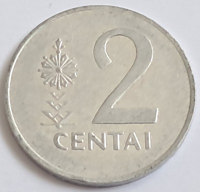 Lituania, 2 Centai 1991 foto