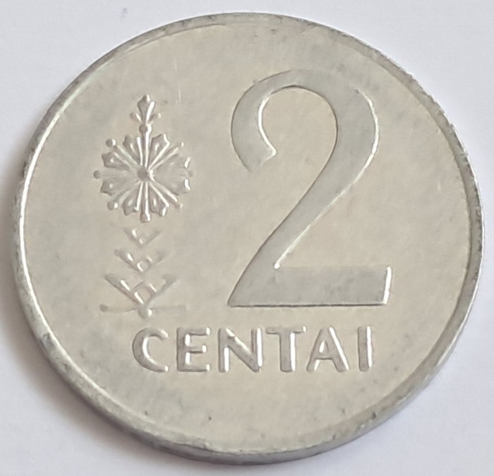 Lituania, 2 Centai 1991