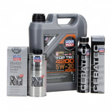 Set Ulei Motor Liqui Moly Top Tec 4200 Longlife III 5W-30 5L 8973 + Liqui Moly Aditiv Ulei Motor Ceratec 300ML 7181 + Liqui Moly Solutie Curatat Motor