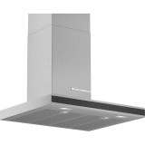 Hota decorativa DWB67FM50, 720 mc/h, 3 trepte de putere + intensiv, clasa B, inox, Bosch