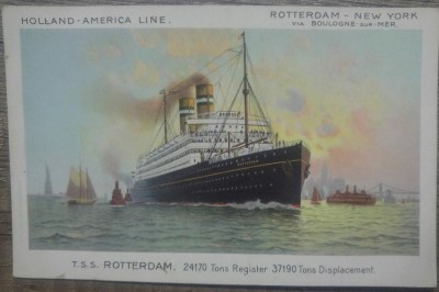 TSS Rotterdam, Holland-America Line// CP foto