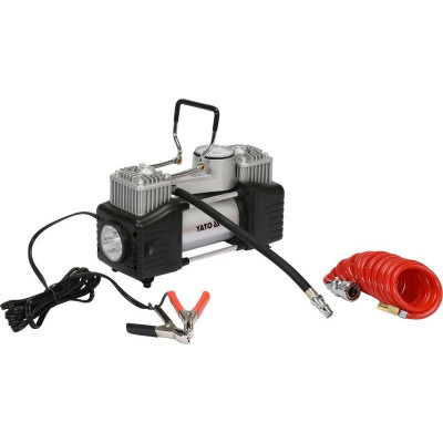 YATO Compresor auto cu LED, 250 W, 60 L/min foto