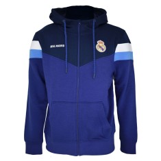 Real Madrid hanorac cu glugă pentru copii No13 Zip navy - XXL