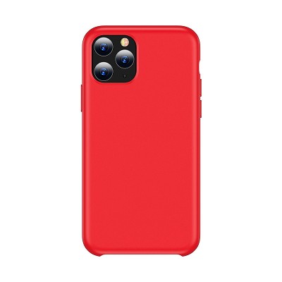 Husa TPU Totu Design Liquid Silicone pentru Apple iPhone 11 Pro Max, Rosie foto