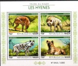 NIGER 2015, Fauna, Hiene, serie neuzata, MNH