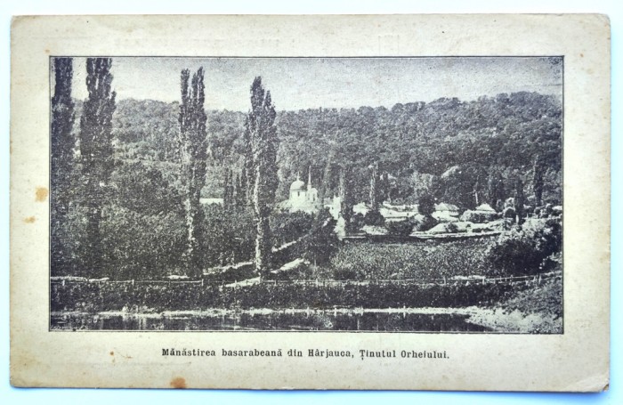 Basarabia - Manastirea basarabeana din Harjauca - Tinutul Orheiului - colectia ing. Silviu Dragomir - printata, necirculata, Editura Ligei Culturale