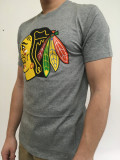 Chicago Blackhawks tricou de bărbați 47 Brand Club Tee grey - S