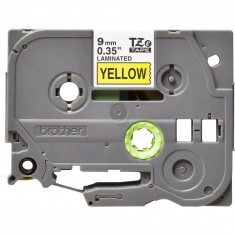 Banda Laminata Original Brother Black on Yellow TZE621 pentru H105WB|P-TOUCH PT-E110VP|D400|D450|D600VP|E300VP|E550WVP|H110|H500|P700|P750W|PT-D210|PT