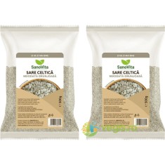 Pachet Sare Celtica Grunjoasa 500g + 500g