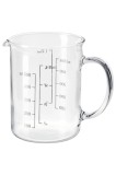Cumpara ieftin Cană de măsurat 0,5 l, sticlă rezistentă la căldură, 13 x 9 x 14 cm