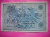 HOPCT GERMANIA REICH 100 MARK / MARCI 1908 -VARIANTA VERDE -MAI RARA