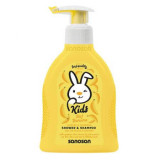 Cumpara ieftin Gel de dus si sampon 2 in 1 cu aroma de banane, 200 ml, Sanosan