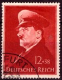 Timbru Germania 1941 - Ziua de Naștere a lui Hitler, 12+38 Pf., Ștampilă de Epocă Frankfurt/Erfurt (Mi. 772) - Ștampilat -A222
