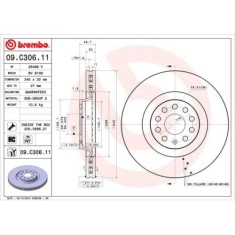 Set discuri frana Audi: A3 (8v1), Q2 (Gab), Q3 (F3b), TT (Fv3); Seat: Leon (5f1), Tarraco (Kn2); Skoda: Kodiaq (Ns7), Octavia 3 (5e3), Superb 3 (3v3) foto
