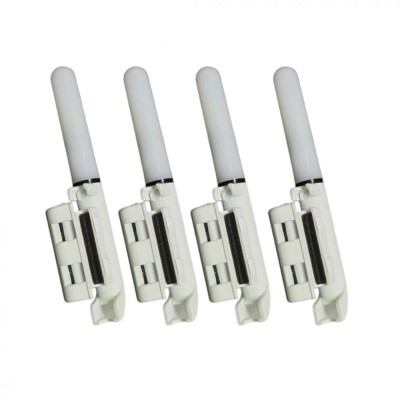 Set 4 buc Semnalizator Luminos Pentru Varf Lanseta,Culoare Rosie,Include Baterie CR425 foto