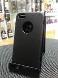 Husa Silicon Slim Antisoc Neagra Apple iPhone 5 5S SE Protectie Camera Butoane Acoperite